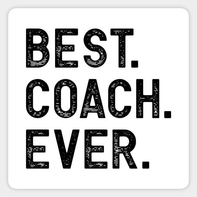 Best Coach Ever Magnet by colorsplash